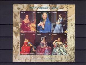 WHOLESALE LOT :10 x Mozambique 2004 #1729/32 Renoir/Degas/Ingres 4 Shlt.CV $435