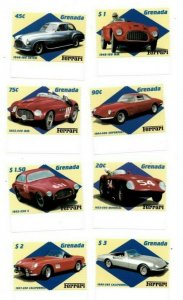 Grenada - 2000 - Ferrari - Set Of 8 Stamps - MNH