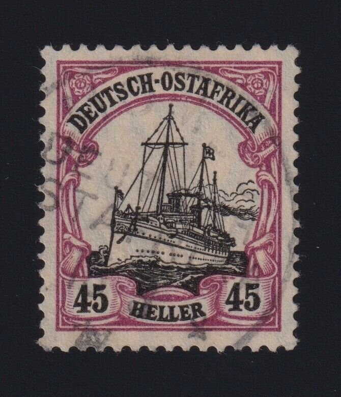 German East Africa #37 (1905-16) 40pf purple & black Kaiser’s Yacht VF Used