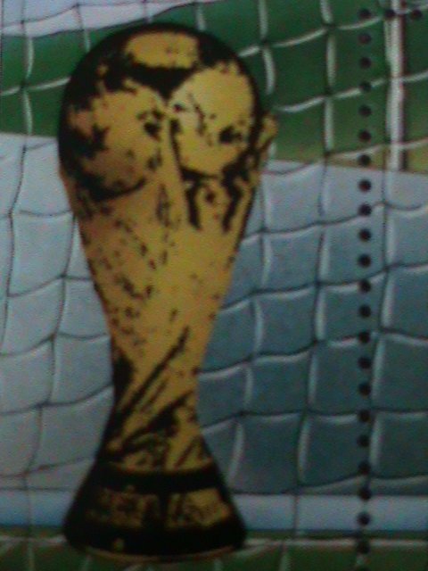 ​KOREA 1985-SC#2540-13TH WORLD CUP SOCCER MEXICO'86 CTO S/S FANCY CANCEL-VF