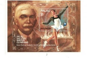 Palau 1994 - Olympic Metal Winner Stamp - Souvenir Sheet - MNH (#330)