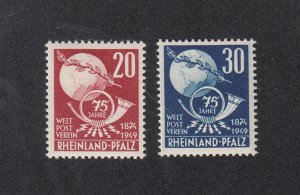 Germany (Rhineland Pfalz) Scott #6N41-6N42 MNH