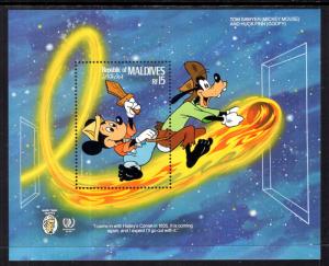 Maldive Islands 1141 Disney's Souvenir Sheet MNH VF