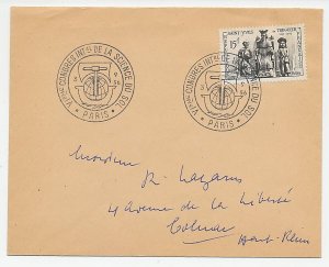 Cover / Postmark France 1956 Soil Science Congress