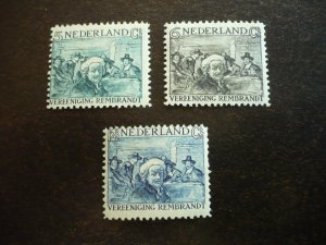 Stamps - Netherlands - Scott# B41-B43 - Mint Never Hinged Set of 3 Stamps