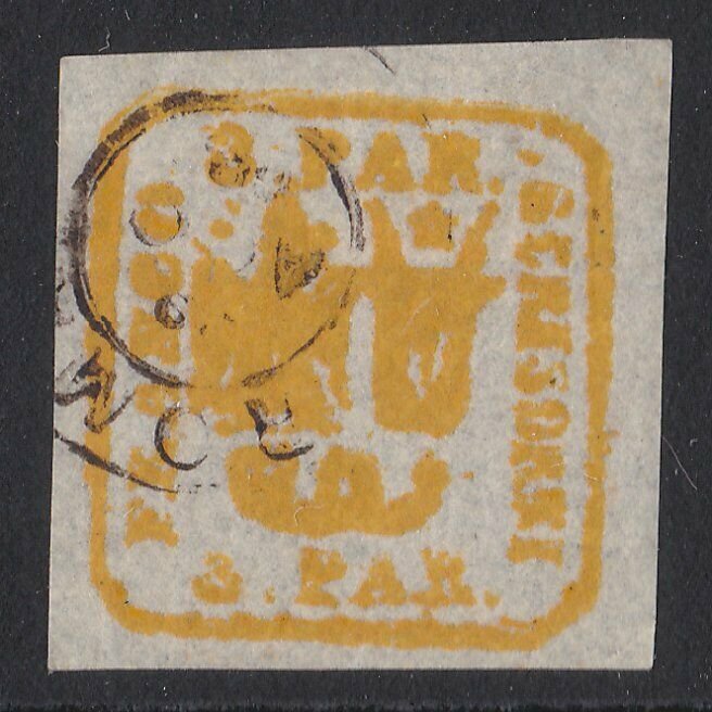 ROMANIA MOLDAVIA WALACHIA  An old forgery of a classic stamp................D853