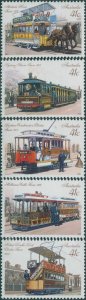 Australia 1989 SG1220-1224 Trams set MNH