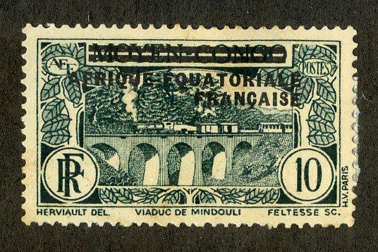 FRENCH EQUATORIAL AFRICA 15 MHR SCV $1.60 BIN $0.65 PLACE