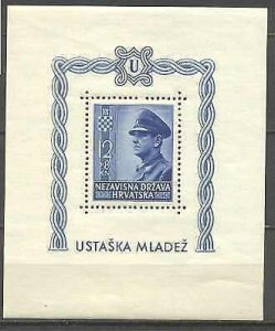 Croatia B31 MNH s/s SCV25