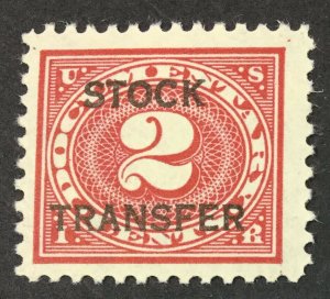 MOMEN: US STAMPS #RD2 MINT OG NH REVENUE LOT #48217