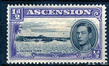 Ascension; 1944; Sc. # 40; */MH Single Stamp