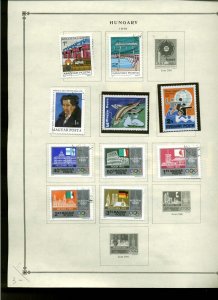 Collection, Hungary Part I Scott Album Page, 1979/1984, Cat $50, Mint & Used