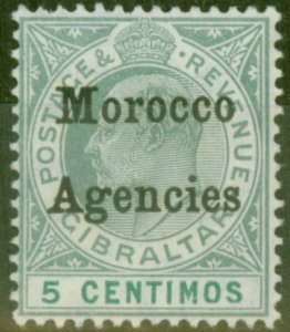 Morocco Agencies 1905 5c Grey-Green & Green SG24 V.F MNH 