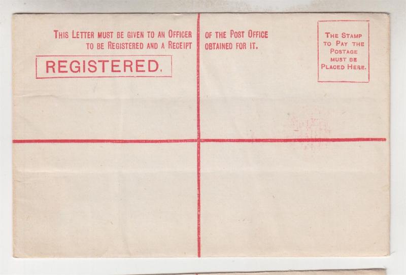 NEW SOUTH WALES,  Registered Letter Envelope, 1890 4d. Rose, flap right, unused.