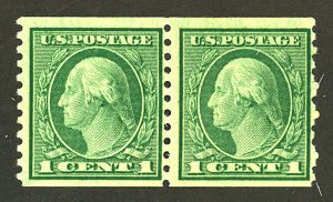 U.S. #412 MINT PAIR OG NH