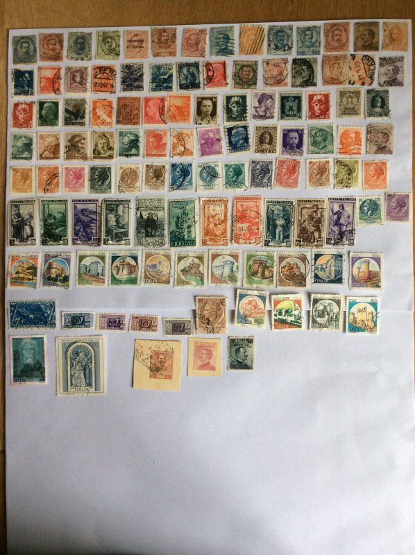 Italy 100+ stamps - Lot C