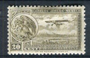 MEXICO; 1929 early Airmail issue Mint hinged 20c. value