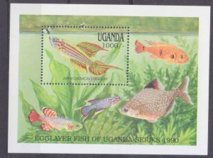 1990 Uganda 882/B129 Marine fauna 9,00 €