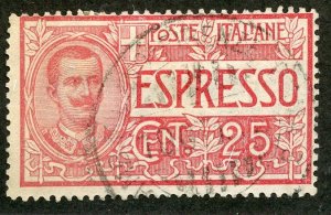 Italy, Scott #E1, Used