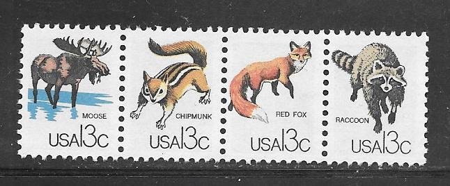 #1757E-H MNH Strip of 4