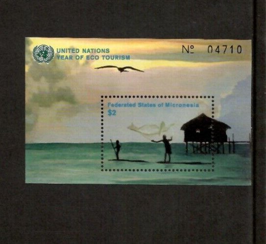 Micronesia 2002 - Traditional Dress - Souvenir Stamp Sheet - Scott #499 - MNH