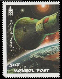 MONGOLIA 1998. SCOTT # 2355a. MINT. TOPIC: SPACE