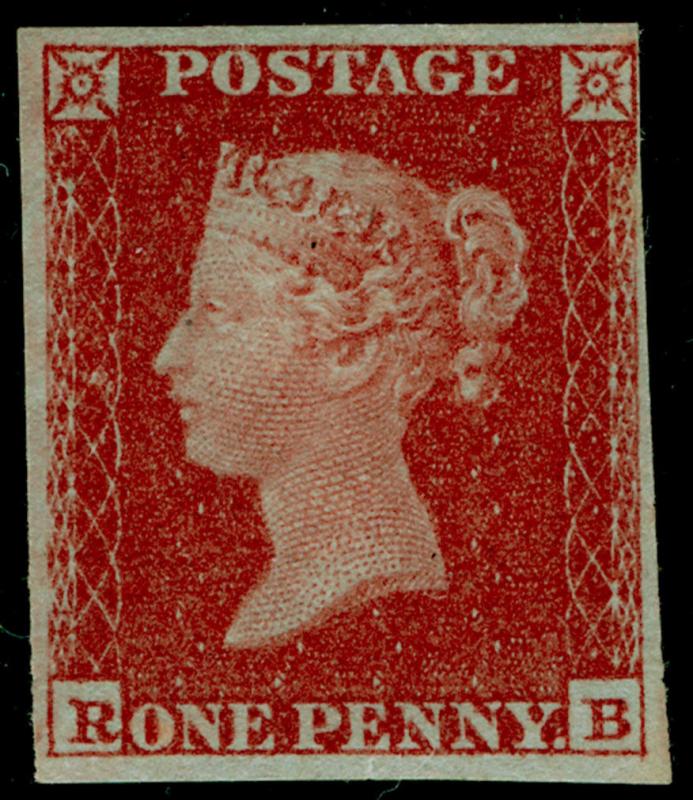 SG8, 1d red-brown, M MINT. Cat £600. 4 MARGINS. RB