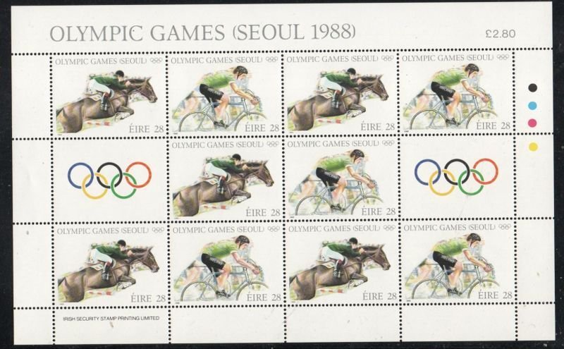 Ireland Sc 712-713 1998 Seoul Olympics stamp sheet mint NH