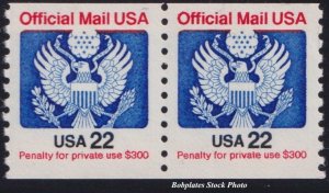 BOBPLATES #O136 Official Coil Pair F-VF MNH