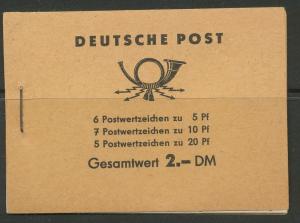 Germany DDR mint booklet #330c, 477b, 333a