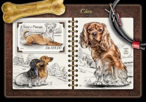 St Thomas - 2018 Dog on Stamps - Stamp Souvenir Sheet - ST18202b