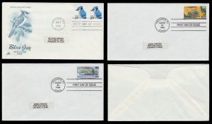 UNITED STATES AUGUST 1996. 3 FDC SET. # 2