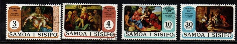 SAMOA SG435/8 1974 CHRISTMAS  USED