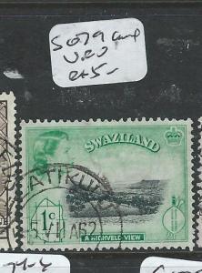 SWAZILAND (P1907B) QEII 1C  SG79  VILLAGE CANCEL  VFU