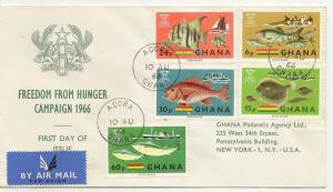 Ghana 1966 Fishes FDC