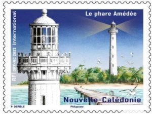 New Caledonia Nouvelle Caledonie 2023 Lighthouse Amedee stamp MNH