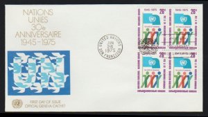 UNITED NATIONS 1975 FDC. # 9