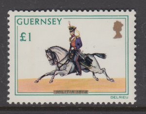 Guernsey 110 Horse MNH VF