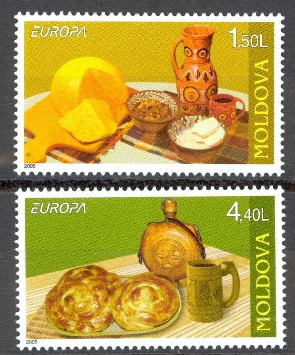 Moldova Sc# 490-491 MNH 2005 Europa
