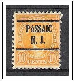 US Precancel #642 Passaic NJ Used