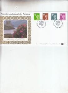 1991  NEW SCOTLAND VALUES  BENHAM FDC NUMBER D177