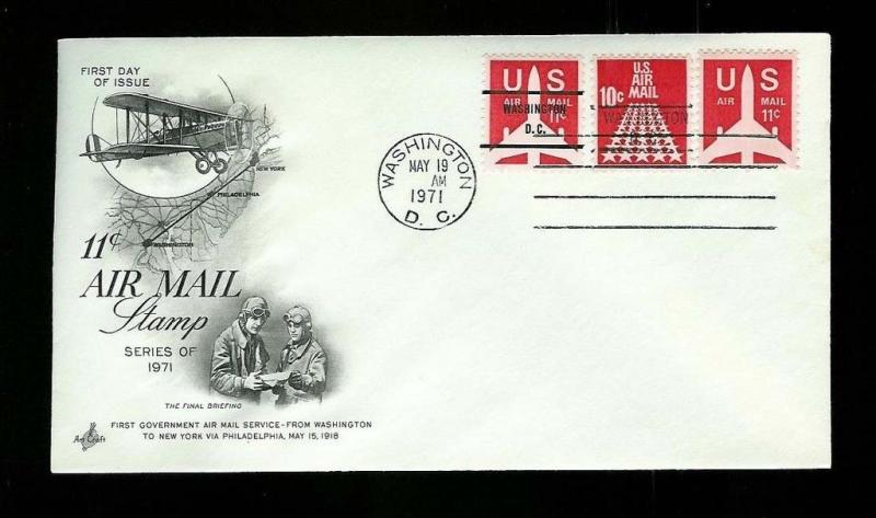 USA AIRMAIL PRECANCELS FOR CONGRESSIONAL USE C72 and C78B On 1 Cacheted FDC $75