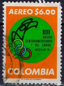 Colombia; 1977: Sc. # C648: Used Cpl. Set