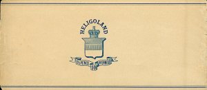 Heligoland 1878 1½d/10pf blue arms postal stationary wrapper (1v) Fine Mint