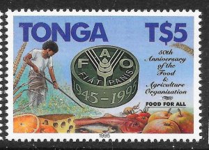 TONGA SG1290 1995 FOOD & AGRICULTURE ORGANISATION MNH