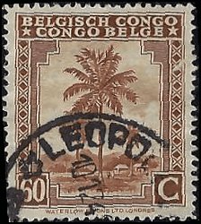 BELGIAN CONGO   #213 USED (4)