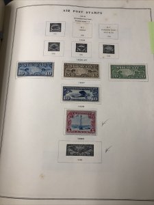 us collection stamps in albums - Cat. Value $750+.
