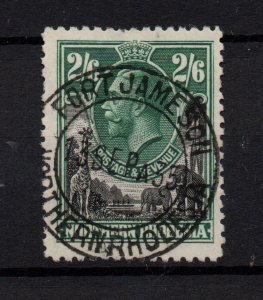 Northern Rhodesia 1925 2s 6d SG12 fine Fort Jameson CDS WS36271