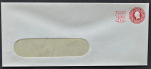 1958 US Sc. #U537 die 9 window envelope, size 9, surcharged, mint, very nice