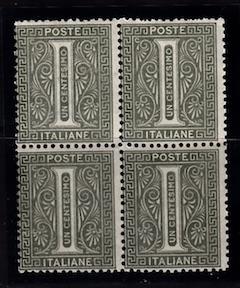 Italy, #24, MNH, block